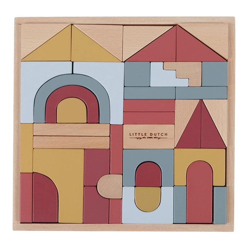 Little Dutch LD Wooden Blocks In Box 1 Little Dutch LD Wooden Blocks In Box