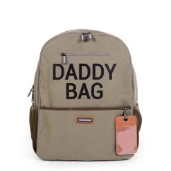 Childhome Daddy Rucksack Black -Baby Products Store en childhome changing bag backpack daddy bag bagpack canvas khaki Bagpack Canvas Khaki