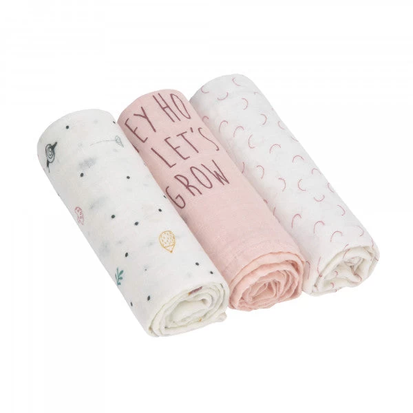 LÄSSIG Heavenly Soft Swaddle Large 3 Pack 5 LÄSSIG Heavenly Soft Swaddle Large 3 Pack - Image 5