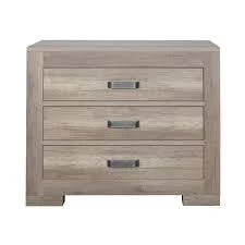 Lodge Grey Oak Dresser 3 Drawers