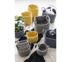 Korbo Basket Large Set Of 2 -Baby Products Store kidsdepot korbo basket m 2 pcs yellow 1