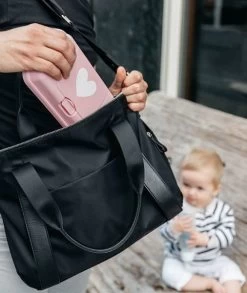 Funky Box To Go -Baby Products Store lbox 11314 funkybox pojemnik na chusteczki to go pink white heart 3