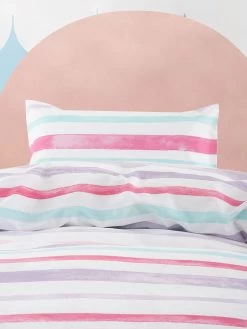 Duvet Cover Set Painter -Baby Products Store lh squiggles painter stripe dcs pink 2