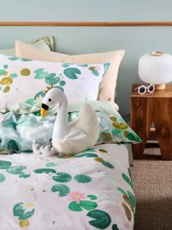 Duvet Cover Set Swanning Around -Baby Products Store lhl swanning around teal qcs d2