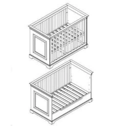 Marseille Cotbed 140x70 7 Marseille Cotbed 140x70 -Baby Products Store marseille wit70x140