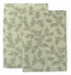 Muslin Cloth 2pk -Baby Products Store mulegr02 lr 1 muslin cloth set of 2 leaves sage
