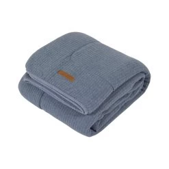 Little Dutch LD Blanket Pure & Soft 110 X 140 -Baby Products Store pure blue blue 0