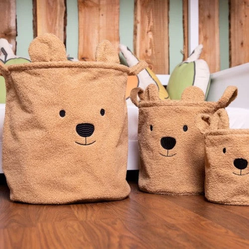 Childhome Teddy Storage Basket 40x40x40cm 2 Childhome Teddy Storage Basket 40x40x40cm - Image 2