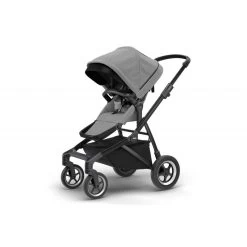 Thule Sleek City Stroller -Baby Products Store thule sleek grey melange on black group 11000021g b ea2